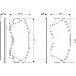 Bosch Σετ τακάκια, Δισκόφρενα - 0 986 460 978