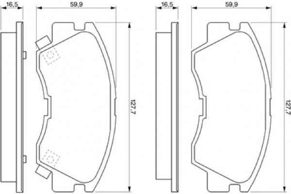 Bosch Σετ τακάκια, Δισκόφρενα - 0 986 460 978