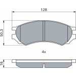 Bosch Σετ τακάκια, Δισκόφρενα - 0 986 460 981