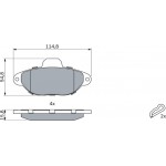 Bosch Σετ τακάκια, Δισκόφρενα - 0 986 461 119