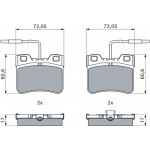 Bosch Σετ τακάκια, Δισκόφρενα - 0 986 461 130