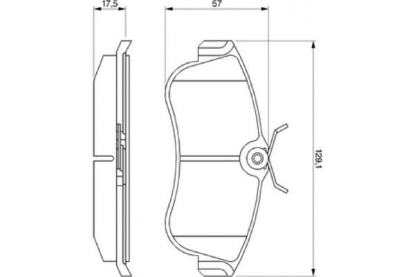 Bosch Σετ τακάκια, Δισκόφρενα - 0 986 461 147