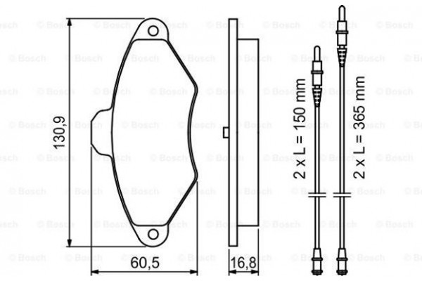 Bosch Σετ τακάκια, Δισκόφρενα - 0 986 461 757