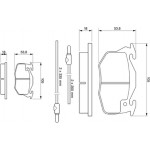Bosch Σετ τακάκια, Δισκόφρενα - 0 986 461 763 Bosch Σετ τακάκια, Δισκόφρενα - 0 986 461 763