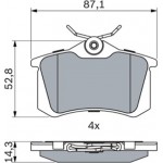 Bosch Σετ τακάκια, Δισκόφρενα - 0 986 466 683
