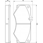Bosch Σετ τακάκια, Δισκόφρενα - 0 986 467 841
