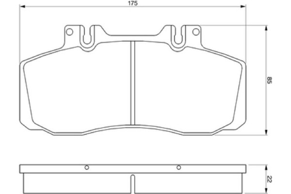 Bosch Σετ τακάκια, Δισκόφρενα - 0 986 468 350