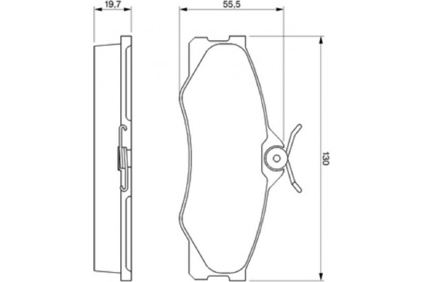 Bosch Σετ τακάκια, Δισκόφρενα - 0 986 469 790