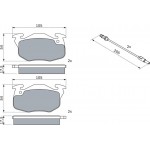 Bosch Σετ τακάκια, Δισκόφρενα - 0 986 469 860 Bosch Σετ τακάκια, Δισκόφρενα - 0 986 469 860