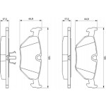 Bosch Σετ τακάκια, Δισκόφρενα - 0 986 469 960
