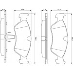 Bosch Σετ τακάκια, Δισκόφρενα - 0 986 491 900 Bosch Σετ τακάκια, Δισκόφρενα - 0 986 491 900