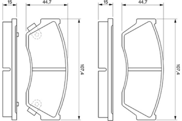 Bosch Σετ τακάκια, Δισκόφρενα - 0 986 493 340