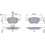 Bosch Σετ τακάκια, Δισκόφρενα - 0 986 494 004