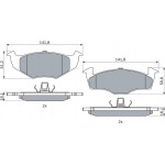 Bosch Σετ τακάκια, Δισκόφρενα - 0 986 494 005