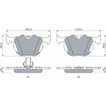 Bosch Σετ τακάκια, Δισκόφρενα - 0 986 494 006