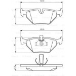 Bosch Σετ τακάκια, Δισκόφρενα - 0 986 494 009