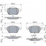 Bosch Σετ τακάκια, Δισκόφρενα - 0 986 494 018 Bosch Σετ τακάκια, Δισκόφρενα - 0 986 494 018