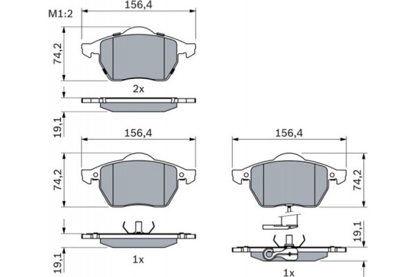 Bosch Σετ τακάκια, Δισκόφρενα - 0 986 494 018 Bosch Σετ τακάκια, Δισκόφρενα - 0 986 494 018