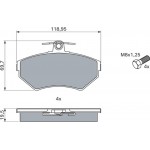 Bosch Σετ τακάκια, Δισκόφρενα - 0 986 494 021