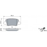 Bosch Σετ τακάκια, Δισκόφρενα - 0 986 494 023 Bosch Σετ τακάκια, Δισκόφρενα - 0 986 494 023