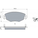 Bosch Σετ τακάκια, Δισκόφρενα - 0 986 494 026