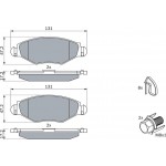Bosch Σετ τακάκια, Δισκόφρενα - 0 986 494 039 Bosch Σετ τακάκια, Δισκόφρενα - 0 986 494 039