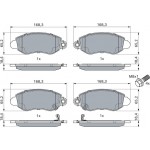 Bosch Σετ τακάκια, Δισκόφρενα - 0 986 494 047