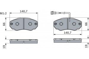 Bosch Σετ τακάκια, Δισκόφρενα - 0 986 494 048