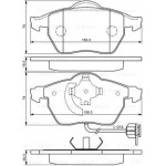 Bosch Σετ τακάκια, Δισκόφρενα - 0 986 494 050