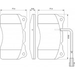 Bosch Σετ τακάκια, Δισκόφρενα - 0 986 494 067