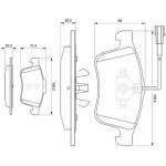 Bosch Σετ τακάκια, Δισκόφρενα - 0 986 494 071