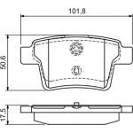 Bosch Σετ τακάκια, Δισκόφρενα - 0 986 494 076