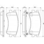 Bosch Σετ τακάκια, Δισκόφρενα - 0 986 494 079