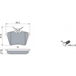 Bosch Σετ τακάκια, Δισκόφρενα - 0 986 494 095