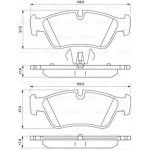 Bosch Σετ τακάκια, Δισκόφρενα - 0 986 494 096