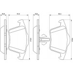 Bosch Σετ τακάκια, Δισκόφρενα - 0 986 494 102