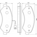 Bosch Σετ τακάκια, Δισκόφρενα - 0 986 494 109