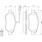 Bosch Σετ τακάκια, Δισκόφρενα - 0 986 494 114