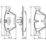 Bosch Σετ τακάκια, Δισκόφρενα - 0 986 494 118