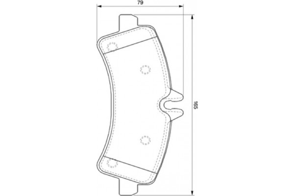 Bosch Σετ τακάκια, Δισκόφρενα - 0 986 494 122