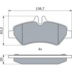 Bosch Σετ τακάκια, Δισκόφρενα - 0 986 494 123