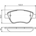 Bosch Σετ τακάκια, Δισκόφρενα - 0 986 494 132