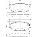 Bosch Σετ τακάκια, Δισκόφρενα - 0 986 494 139