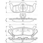 Bosch Σετ τακάκια, Δισκόφρενα - 0 986 494 142