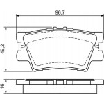 Bosch Σετ τακάκια, Δισκόφρενα - 0 986 494 154