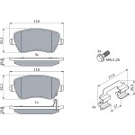 Bosch Σετ τακάκια, Δισκόφρενα - 0 986 494 160