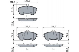 Bosch Σετ τακάκια, Δισκόφρενα - 0 986 494 161