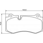 Bosch Σετ τακάκια, Δισκόφρενα - 0 986 494 167