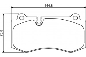 Bosch Σετ τακάκια, Δισκόφρενα - 0 986 494 167