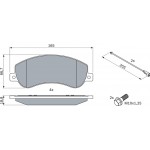 Bosch Σετ τακάκια, Δισκόφρενα - 0 986 494 170